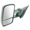 14-15 Chevy Silverado, GMC Sierra 1500, 2500, 3500 Textured Black Manual Telescoping Tow Mirror LH