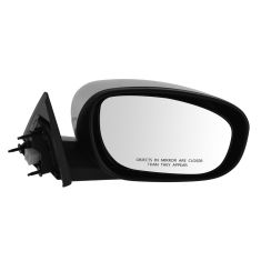 06-10 Chrysler 300, Dodge Charger; 05-08 Magnum Non Folding Power Heated Black w/Chrme Cap Mirror RH