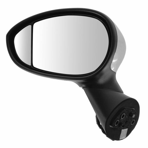 12-14 Fiat 500 Power, Heated, (w/Blind Spot Glass) w/Chrome Cover Mirror LH