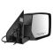 08-12 Jeep Liberty Power Heated Memory Mirror RH