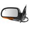 04-07 GM Mid Size SUV Pwr Htd Smooth Fin Mirror Man Fold w/Amber Turn Sig Cvr LH