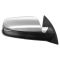 10-15 Equinox, Terrain Power Heated Textured Black w/Chrome Cap Mirror w/Convex Insert RH