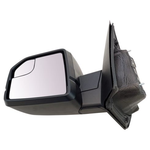 15-17 F150 Dual Glass (w/Spotter Glass) Power w/Dual Textured Caps UPGRADE Mirror LH