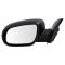 10-11 Hyundai Accent HB Power Textured Black Mirror LH