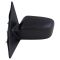 11-12 Ford Fusion Power Heated w/Spotter Glass Textured Black Mirror LH
