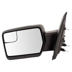 11-14 Ford F150 Manual w/Convex Insert & Textured Black Cap Mirror LH