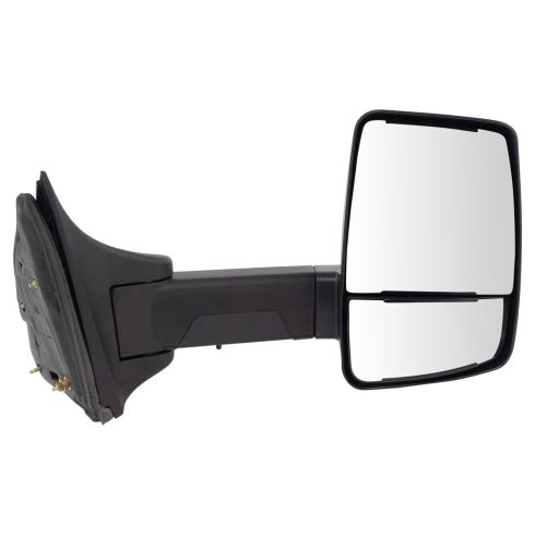 11-16 F250-F550 (Long Arm, Dual Glass, w/Outside Air Temp Sensor) Upgraded Manual Text Blk Mirror RH