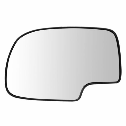 99-07 GM Full Size PU, SUV Mirror Glass (w/4 3/8 Diag) w/Backing Plate LH