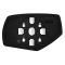 14 Silverado, Sierra 1500; 15 Silverado, Sierra 2500, 3500 Non Htd Convex Mirr Glass w/Bck Plate RH