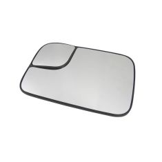 94-10 Dodge Ram PU (w/CC Towing Mirror) (w/o TS) Dual Unheated Replacement Glass w/Backing Plate LH