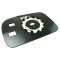 94-08 Ram 1500; 94-09 2500, 3500; 05-15 Tacoma (w/TS on CC Head) Tow Mirror Dual Glass w/Mtg Plte RH