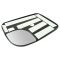 94-08 Ram 1500; 94-09 2500, 3500; 05-15 Tacoma (w/TS on CC Head) Tow Mirror Dual Glass w/Mtg Plte RH