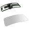 09-14 Ford F150 (w/CC Head) Lower Convex Towing Mirror Glass w/Mounting Plate RH