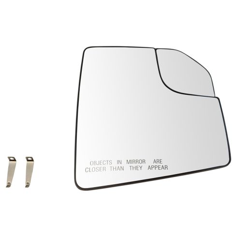 15-17 Ford F150 (w/OE Non Towing Mirror w/Spotter Glass) Dual Htd Convex Mirror Glass w/Backing RH