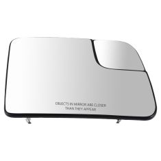11-13 Ford Transit Connect Power Heated Mirror Glass w/Spotter Glass & Backing RH (Ford)