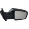 2007-09 Toyota Tundra; 2008-09 Sequoia Mirror Manual w/Smooth Blk Cap RH