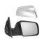 2007-09 Toyota Tundra; 2008-09 Sequoia Mirror Manual w/Chrome Cap RH