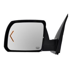 Mirror POWER HEATED with TURN SIGNAL and Chrome Cap Driver Side