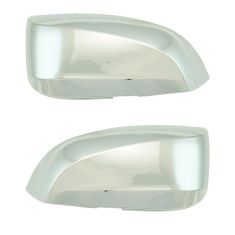 16-17 Toyota Tacoma (w/Turn Signal on Mirror) (w/AM & OE Type Mirror) Clip on Chrome Mirror Cap Pair