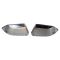 15-18 GM FS SUV (w/OE or AF Mir) UPGRADE Checker Flag Clip In Style Chrome Mirror Cap PAIR