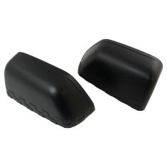 15-18 Ford F150; 17-18 Raptor (w/OE or AF TOW Mirror) UPGRADE Checker Flag Style BLK TXT Mir Cap PR