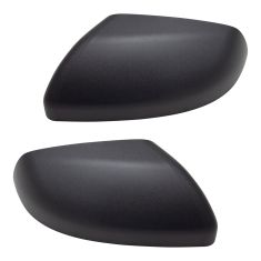 15-18 Ford Edge (w/OE or CC Mirror) (w/o Turn Signal) Textured Black Mirror Cap PAIR