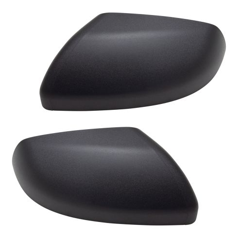 15-18 Ford Edge (w/OE or CC Mirror) (w/o Turn Signal) Textured Black Mirror Cap PAIR