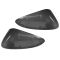 13-15 Ford Fusion, Fusion Hybrid (w/o BLIS or Elctrochromic) Black PTM Mirror Cover Cap Pair(Ford)