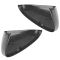 13-15 Ford Fusion, Fusion Hybrid (w/o BLIS or Elctrochromic) Black PTM Mirror Cover Cap Pair(Ford)