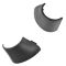 07-13 Silverado, Sierra (w/Trailer Tow Pkg) Textured Black Plastic Tow Mirror Hinge Cover Pair (GM)