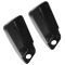 03-09 Kodiak, Topkick (w/Wide Load Mirror) Mld Textured Blk Plastic Mirror Cap Housing Pair (GM)