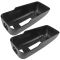 03-09 Chevrolet Kodiak, GMC Topkick Textured Black Plastic Mirror Housing w/Light Hole Pair (GM)