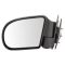 1998-04 Chevy S10 Manual Mirror Black Pair