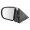 1998-04 Chevy S10 Manual Mirror Black Pair