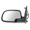 02 Avalanche Pwr Htd Folding Blk Mirror Pair