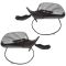 1992-96 Ford PU Bronco Power Mirror Chrome Pair