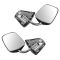 1973-91 GM Truck Manual Mirror Stainless Pair