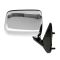 86-97 Nissan Pickup Chrome Manual Mirror Pair