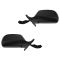 92-96 Bronco Pickup Black Manual Mirror Pair