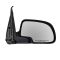 99-06 Silverado Sierra Black Manual Mirror Pair