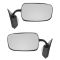 1988-00 GM Truck Man Pedistal Mirror Pair Black