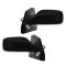 2003-08 Toyota Corolla Mirror Power Gloss Black Pair