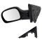 2001-07 Caravan Voyager T&C Mirror Manual Folding Black Pair