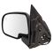 00-06 GM Truck Power Mirror Heated Pud Txted Blk Pair