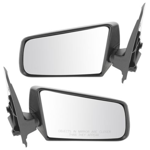 85-94 S10 Manual Mirror Blk Pair