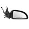 2005-07 Chevy Cobalt Mirror Power Black for 2dr Coupe Pair