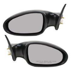 05-06 Nissan Altima Mirror Power Heated Gloss Black PAIR