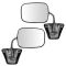 73-91 GM Truck Chrome Manual Mirror PAIR