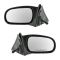 96-00 Honda Civic Sedan Manual Remote Mirror PAIR