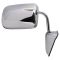 88-93 Dodge Ram Charger Pickup Mirror Chrome Folding Manual Pair